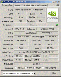 MVGA GPU-Z